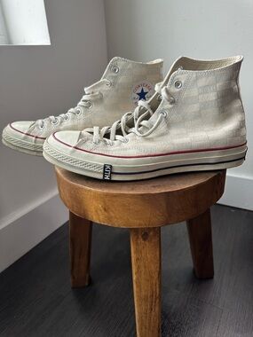 Kith x Converse Chuck Taylor High | Size 11 | Cream Monogram | Limited Collab